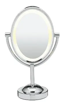 best lighted makeup mirror conair oval double-sided