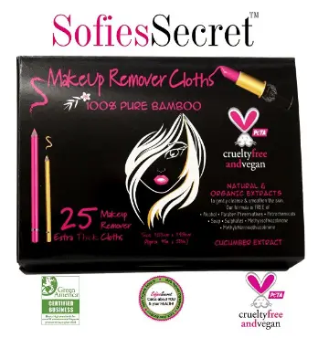 Hypoallergenic makeup SofiesSecret Makeup Remover Facial Pads