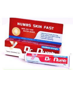 How do you numb skin?